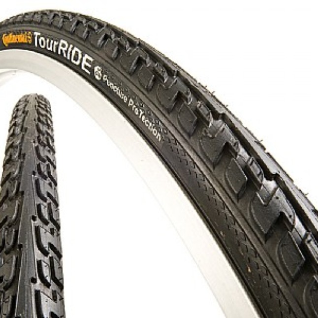 Continental Ride Tour Bicycle Cycle Bike Tyres Black 