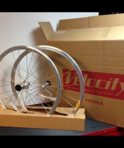 Velocity 700c Silver Deep V Wheel Set 
